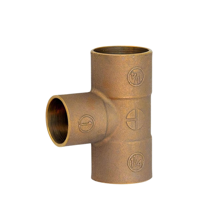 TEE REDUCCIÓN BRONCE
