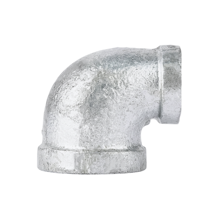 CODO 90º REDUCCIÓN GALVANIZADO BSP