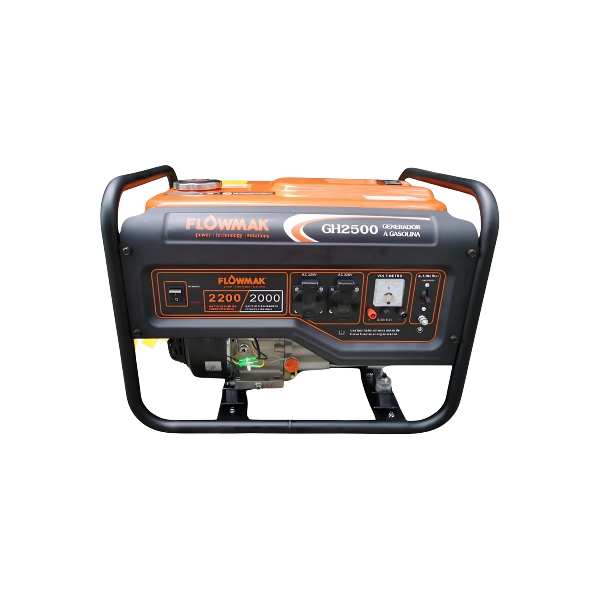 GENERADOR ELECTRICO A GASOLINA FLOWMAK GH2500 220V 2200W PM