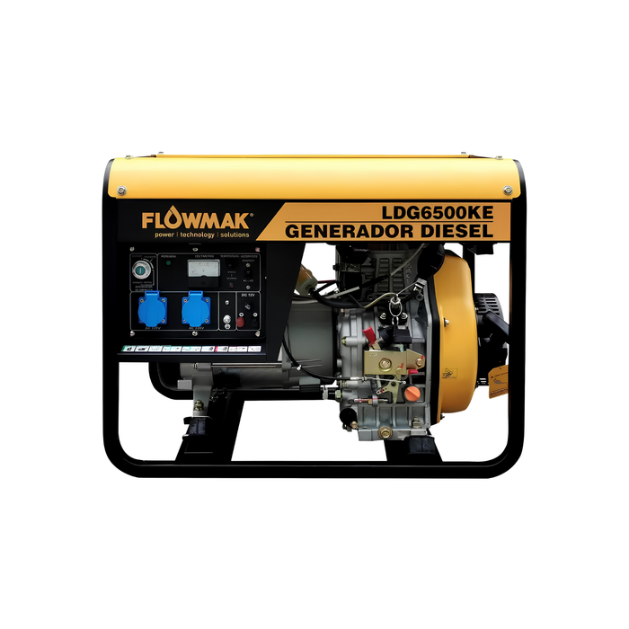 GENERADOR ELECTRICO DIESEL FLOWMAK LDG6500KE 220V 5KW PE