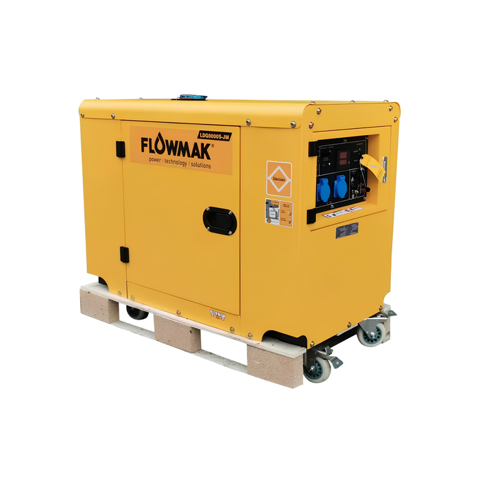 KIT GENERADOR DIÉSEL FLOWMAK LDG12S 220V 10KW+ATS