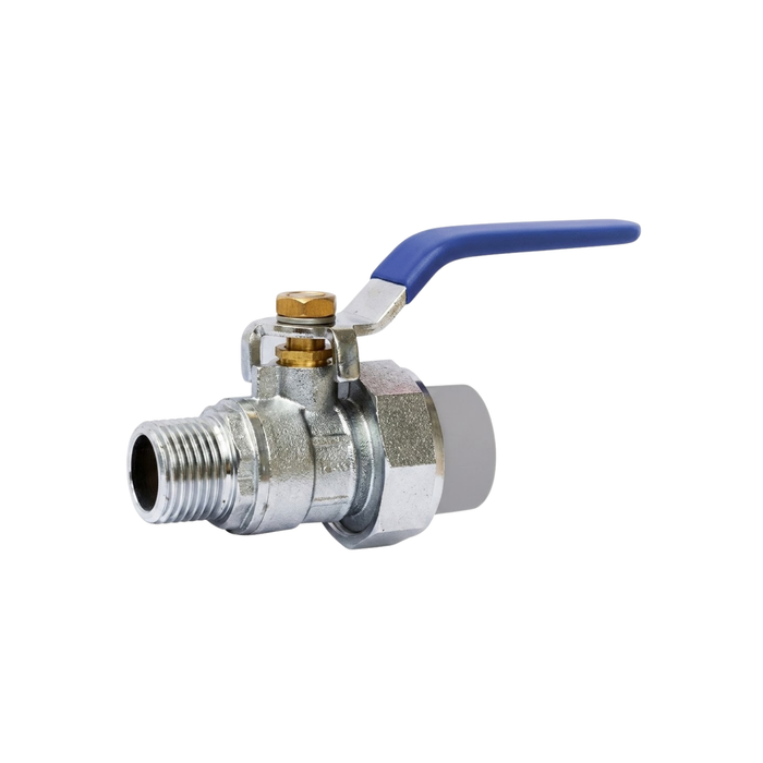 LLAVE DE BOLA FUSIÓN HE PPR CUERPO METALICO PN20