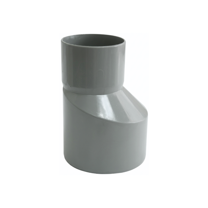 REDUCCIÓN EXCÉNTRICA PVC SANITARIO GRIS