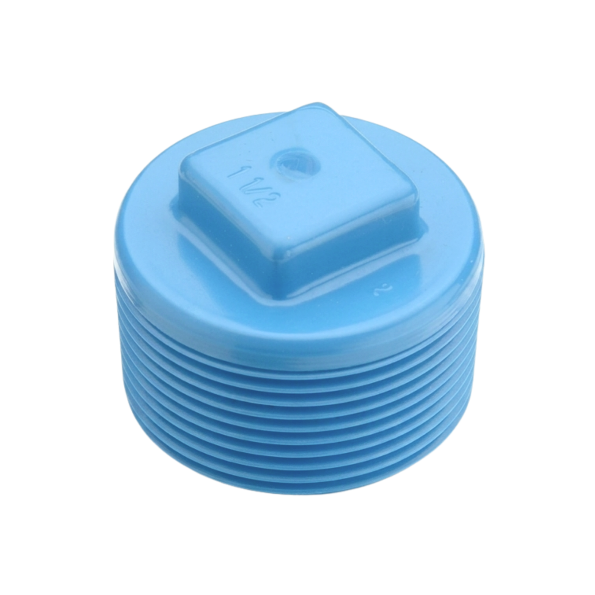 TAPA TORNILLO HE PVC HIDRÁULICO AZUL