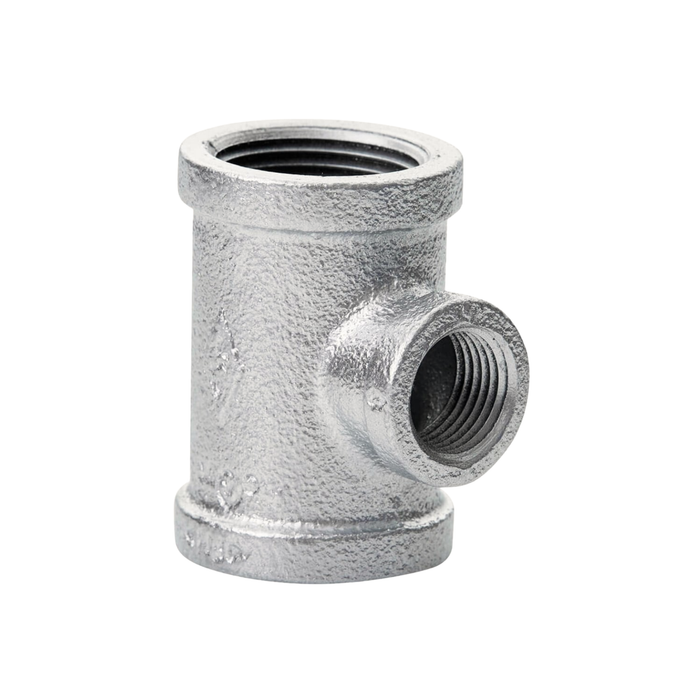 TEE REDUCCIÓN GALVANIZADO BSP