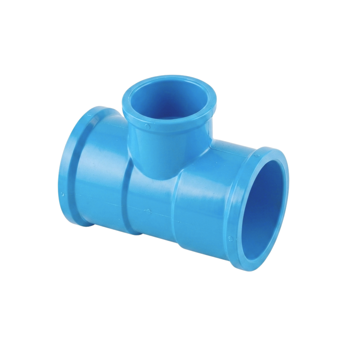 TEE REDUCCIÓN PVC HIDRÁULICO AZUL