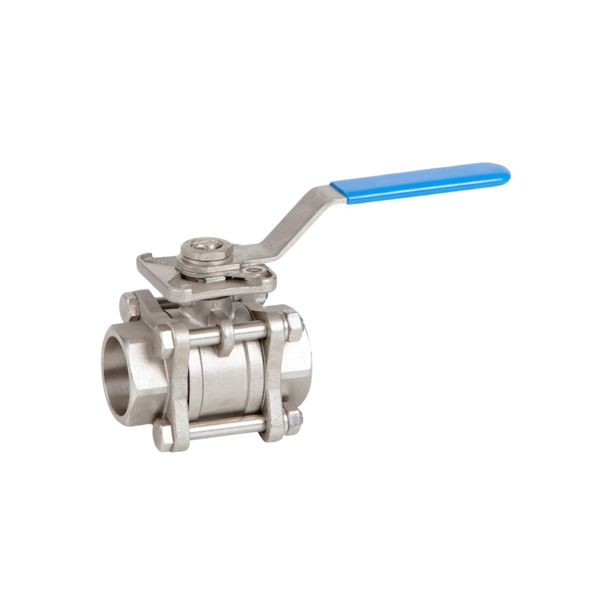 VÁLVULA DE BOLA INOXIDABLE 316 3 CUERPOS NPT